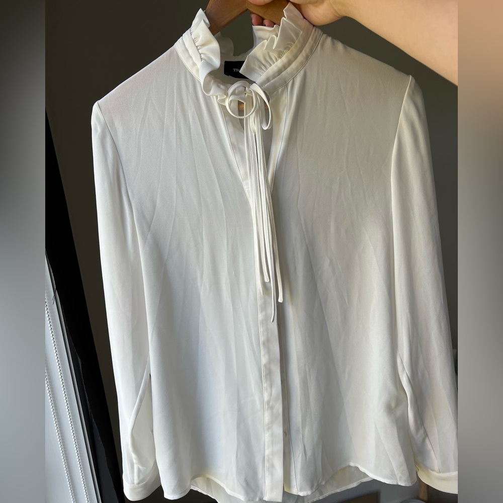 The Kooples Ruffle Collar shirt